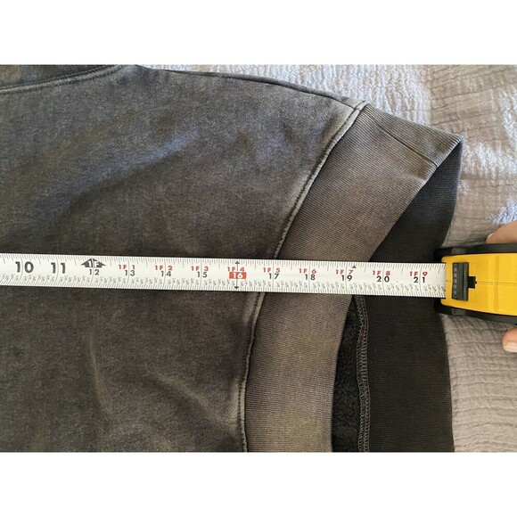 GAP Womens Crop Logo Hoodie Faded Black XSmall - Picture 14 of 14